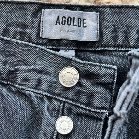 AGOLDE 90's Pinch Waist in Black Tea - Picture 6 of 8